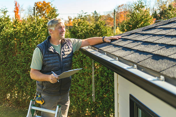 Professional Storm Damage Roof Repair technician working in Dennis, MS
